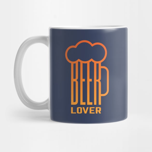 Beer Lover Mug Design by byfab